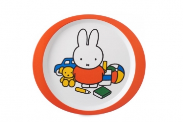 Essteller Melamin -  Miffy spielt